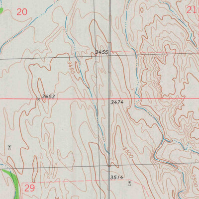 United States Geological Survey Crosby Creek, KS (1978, 24000-Scale) digital map