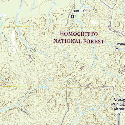 United States Geological Survey Crosby, MS (2021, 24000-Scale) digital map