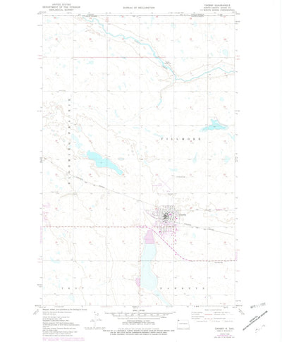 United States Geological Survey Crosby, ND (1948, 24000-Scale) digital map
