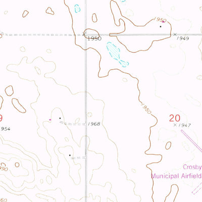 United States Geological Survey Crosby, ND (1948, 24000-Scale) digital map