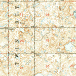 United States Geological Survey Crosby, ND (1950, 62500-Scale) digital map