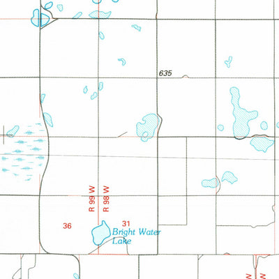 United States Geological Survey Crosby, ND (1984, 100000-Scale) digital map