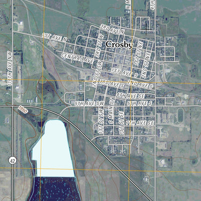 United States Geological Survey Crosby, ND (2011, 24000-Scale) digital map