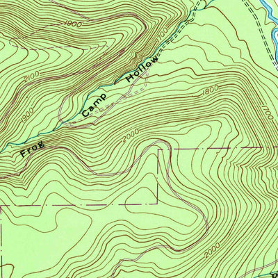United States Geological Survey Crosby, PA (1948, 24000-Scale) digital map