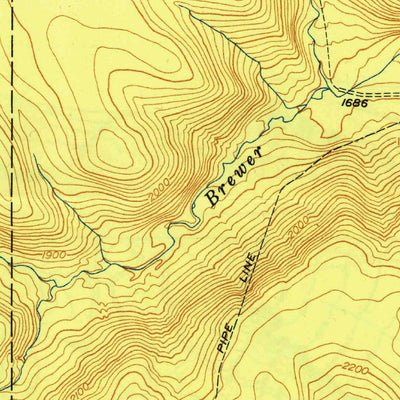 United States Geological Survey Crosby, PA (1950, 24000-Scale) digital map