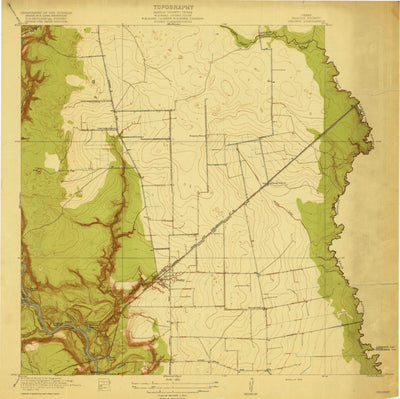 United States Geological Survey Crosby, TX (1919, 31680-Scale) digital map