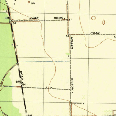 United States Geological Survey Crosby, TX (1944, 31680-Scale) digital map