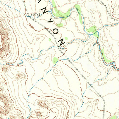 United States Geological Survey Crosbyton, TX (1966, 24000-Scale) digital map