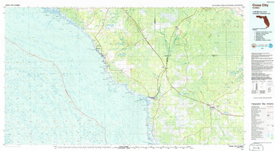 United States Geological Survey Cross City, FL (1978, 100000-Scale) digital map