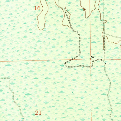 United States Geological Survey Cross City SW, FL (1954, 24000-Scale) digital map