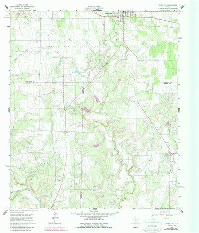 United States Geological Survey Cross Cut, TX (1960, 24000-Scale) digital map