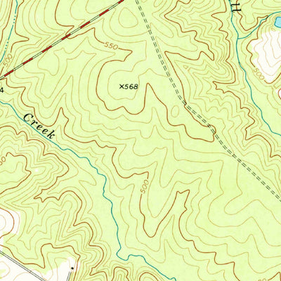 United States Geological Survey Cross Hill, SC (1970, 24000-Scale) digital map