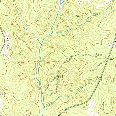 United States Geological Survey Cross Hill, SC (1970, 24000-Scale) digital map