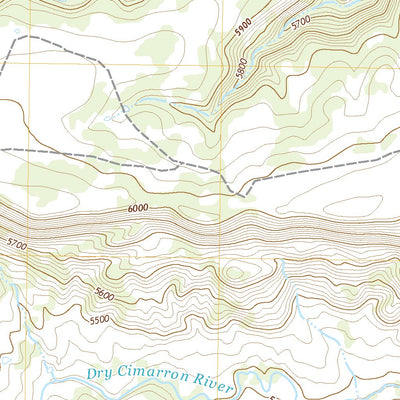 United States Geological Survey Cross L Ranch, NM (2020, 24000-Scale) digital map