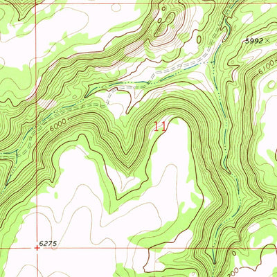 United States Geological Survey Cross L Ranch SW, NM (1972, 24000-Scale) digital map
