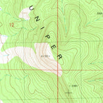 United States Geological Survey Cross Mountain, AZ (1980, 24000-Scale) digital map