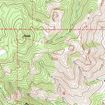 United States Geological Survey Cross Mountain, CA (1972, 24000-Scale) digital map