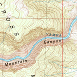 United States Geological Survey Cross Mountain Canyon, CO (1986, 24000-Scale) digital map