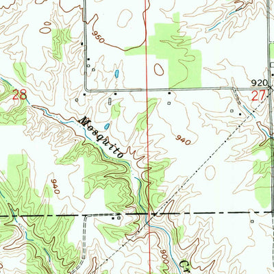 United States Geological Survey Cross Plains, IN (1959, 24000-Scale) digital map