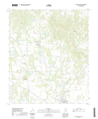 United States Geological Survey Cross Plains North, TX (2022, 24000-Scale) digital map