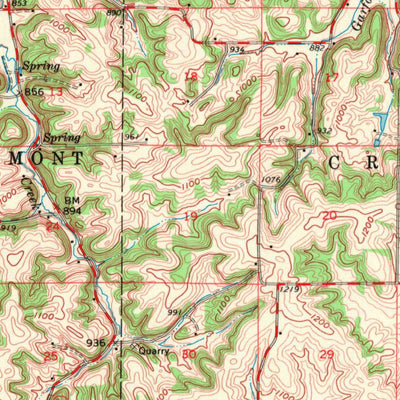United States Geological Survey Cross Plains, WI (1962, 62500-Scale) digital map