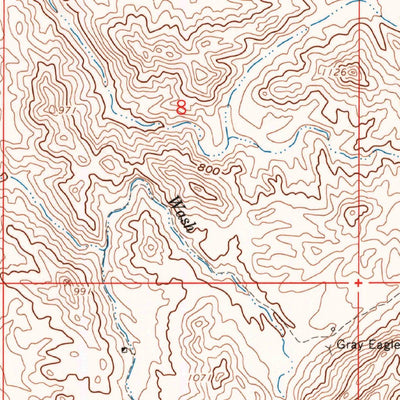 United States Geological Survey Cross Roads, CA-AZ (1959, 24000-Scale) digital map