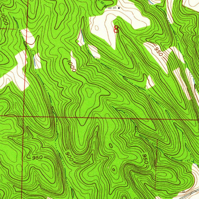 United States Geological Survey Cross Timbers, MO (1960, 24000-Scale) digital map