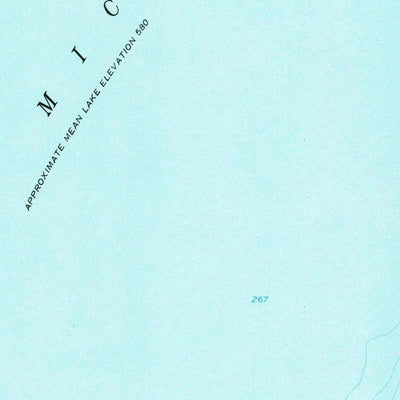 United States Geological Survey Cross Village, MI (1958, 62500-Scale) digital map
