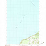 United States Geological Survey Cross Village, MI (1982, 25000-Scale) digital map