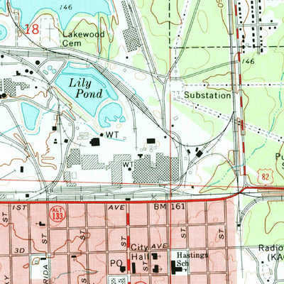 United States Geological Survey Crossett North, AR (1973, 24000-Scale) digital map
