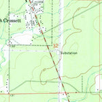 United States Geological Survey Crossett South, AR-LA (1973, 24000-Scale) digital map
