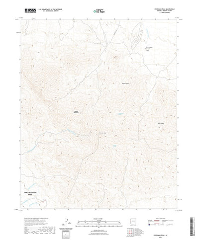 United States Geological Survey Crossman Peak, AZ (2021, 24000-Scale) digital map