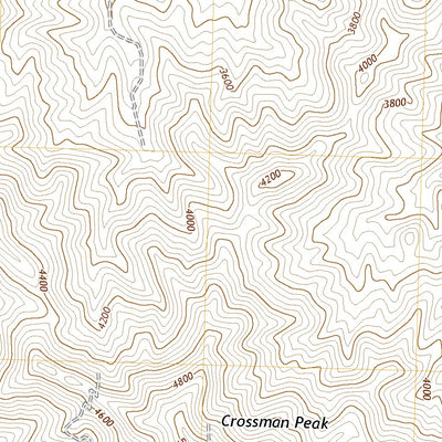 United States Geological Survey Crossman Peak, AZ (2021, 24000-Scale) digital map