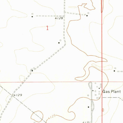 United States Geological Survey Crossroads, NM (1972, 24000-Scale) digital map