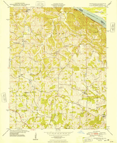 United States Geological Survey Crosstown, MO-IL (1948, 24000-Scale) digital map