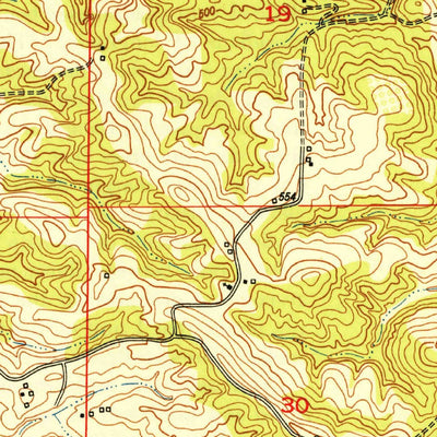 United States Geological Survey Crosstown, MO-IL (1948, 24000-Scale) digital map