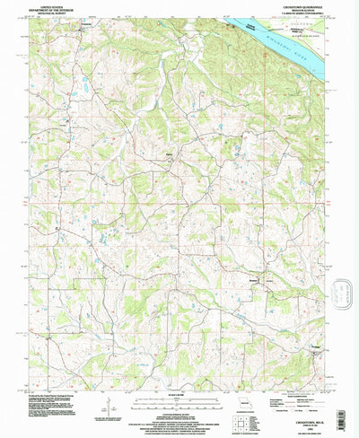 United States Geological Survey Crosstown, MO-IL (1993, 24000-Scale) digital map
