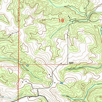 United States Geological Survey Crosstown, MO-IL (1993, 24000-Scale) digital map