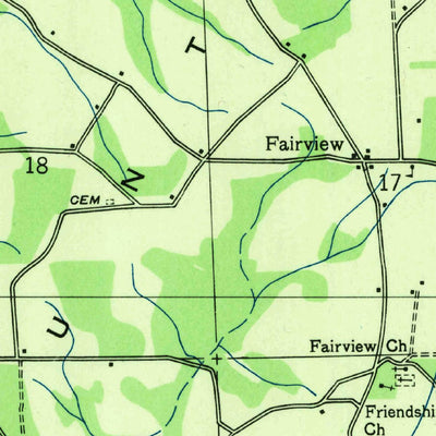 United States Geological Survey Crossville, AL (1936, 24000-Scale) digital map