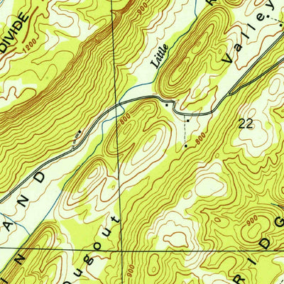 United States Geological Survey Crossville, AL (1949, 24000-Scale) digital map