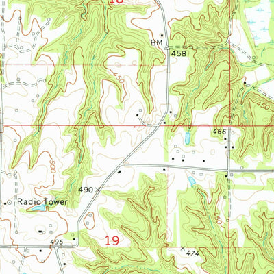 United States Geological Survey Crossville, IL (1974, 24000-Scale) digital map