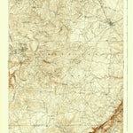 United States Geological Survey Crossville, TN (1912, 62500-Scale) digital map