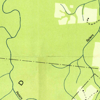 United States Geological Survey Crossville, TN (1936, 24000-Scale) digital map