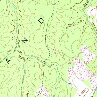 United States Geological Survey Crossville, TN (1956, 24000-Scale) digital map