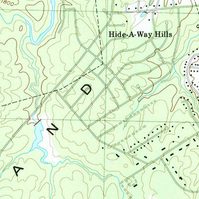 United States Geological Survey Crossville, TN (1982, 24000-Scale) digital map