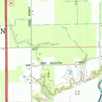 United States Geological Survey Crothersville, IN (1968, 24000-Scale) digital map