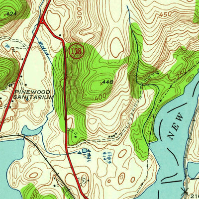 United States Geological Survey Croton Falls, NY (1944, 24000-Scale) digital map