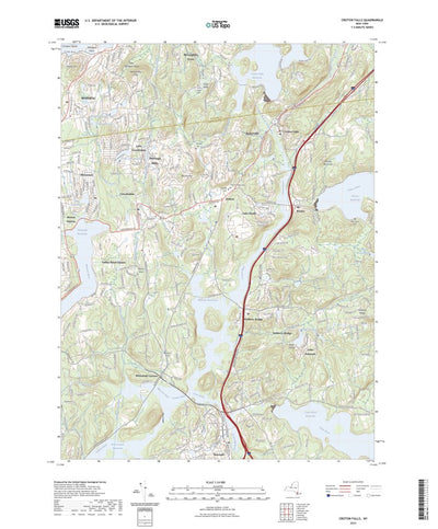 United States Geological Survey Croton Falls, NY (2023, 24000-Scale) digital map