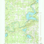 United States Geological Survey Croton, MI (1985, 24000-Scale) digital map