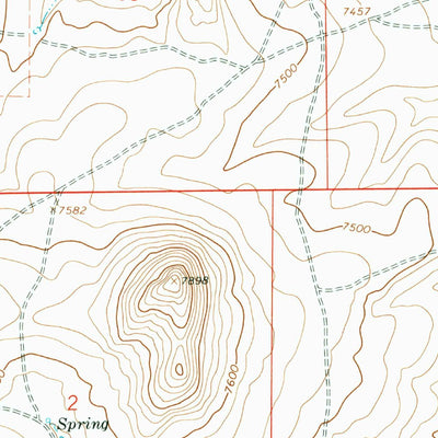 United States Geological Survey Crouse Reservoir, UT (1967, 24000-Scale) digital map